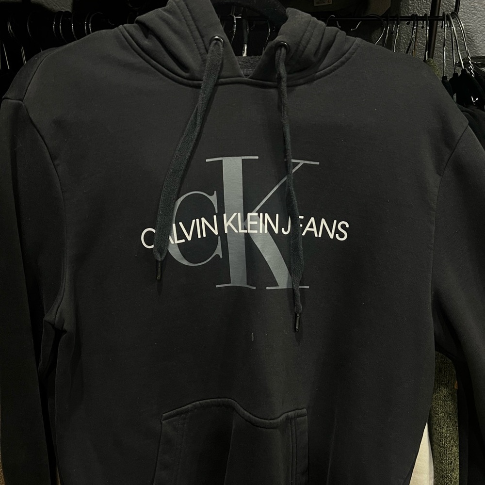Calvin Klein Jeans Black Sweatshirt Hoodie
